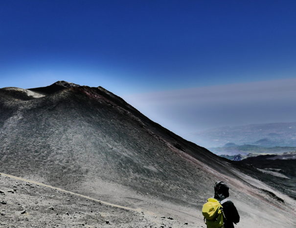 Accessible summit craters.