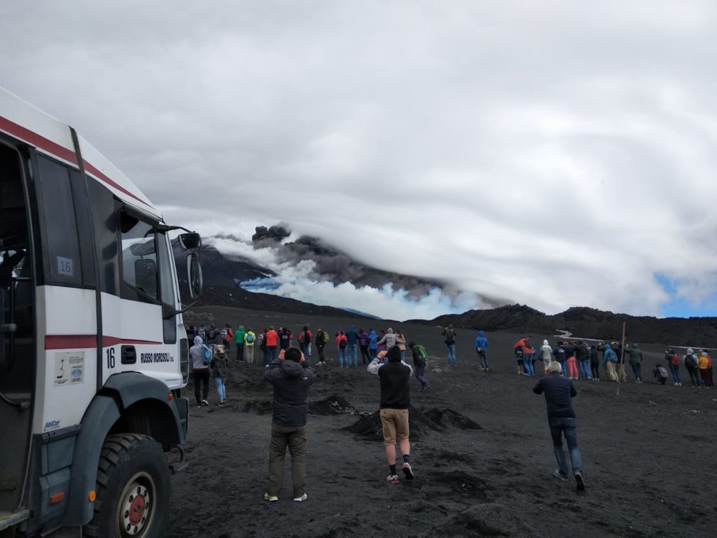 Nouvelle éruption d'etna