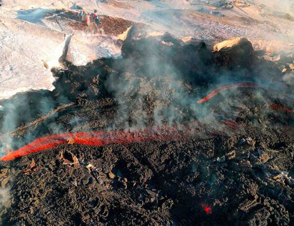 Eruzione Etna febbraio 2025: attività effusiva e monitoraggio